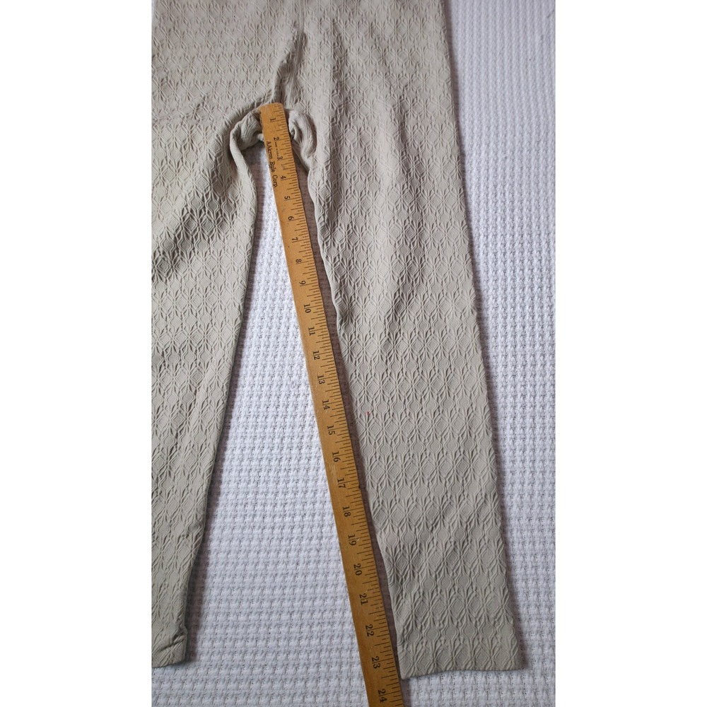 JoyLab Textured Seamless Unitard Womens Large Beige Fair Strappy Open Back - Picture 4 of 9